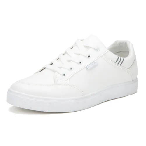Men Faux Leather Skater Shoes Spring PU Board Shoes PQQJBX51A