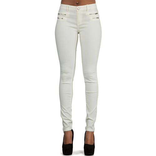Women Low Waist PU Pants Bubble Butt Faux Leather Trousers PQTOP299
