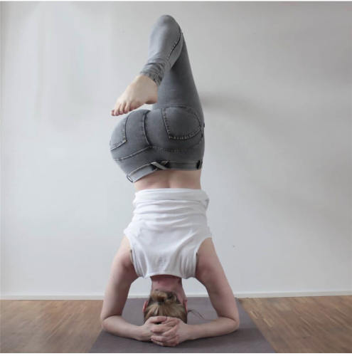 Grey Sexy Low Waist Jeans Bubble Butt Denim Pants PQTOP6672