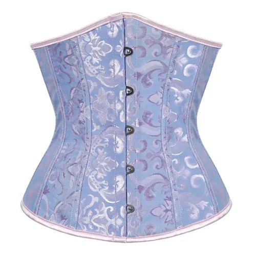 Apricot Classic Court Girdle Bridal Corset Women Underbust Corselet PQ537F