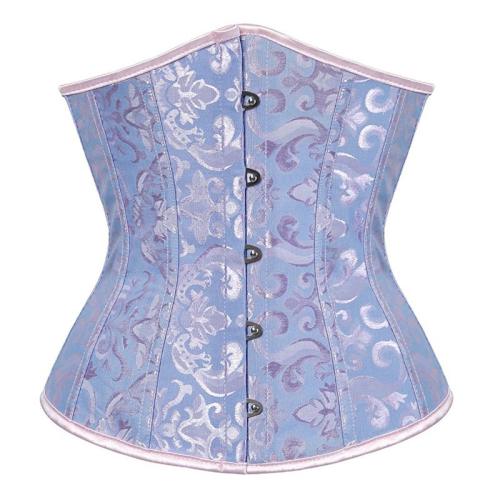 Apricot Classic Court Girdle Bridal Corset Women Underbust Corselet PQ537F