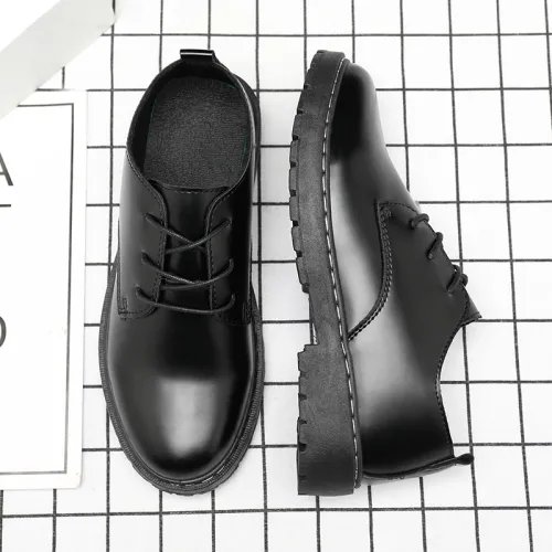 Men Faux Leather Shoes Wetlook PU Casual Shoes PQKZ007