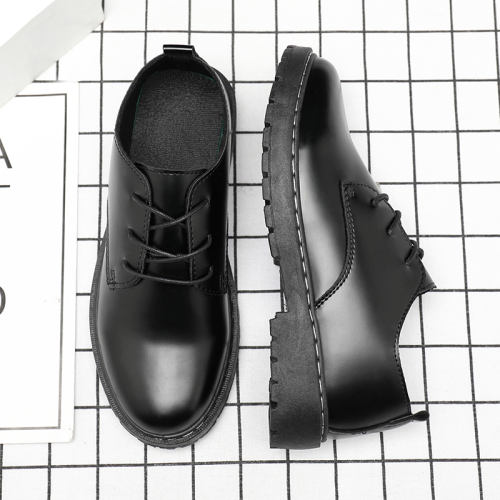 Men Faux Leather Shoes Wetlook PU Casual Shoes PQKZ007