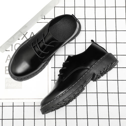 Men Faux Leather Shoes Wetlook PU Casual Shoes PQKZ007