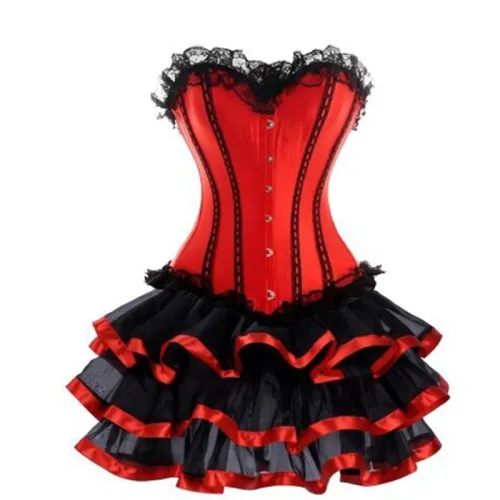 Plus Size Palace Corset Dress Wholesale Bustiers Sexy Corselet Women PQ632