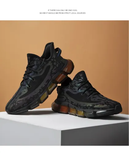 Wholesale fly weaving Men Lightweight Sneakers Breathable Mesh Running relective Shoes MX-L2016