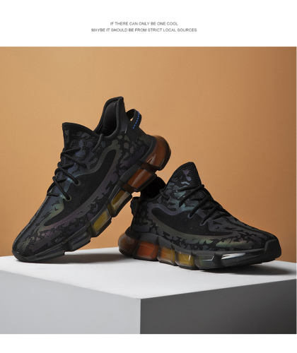 Wholesale fly weaving Men Lightweight Sneakers Breathable Mesh Running relective Shoes MX-L2016