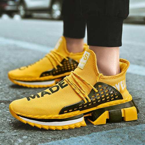 Wholesale Fly Weaving Men Lightweight  Sneakers Breathable Mesh Running Shoes MX-LT801B