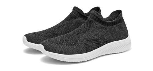 Wholesale Men Knited Lightweight Jogging Sneakers Breathable Mesh Running Shoes MX-LT801C