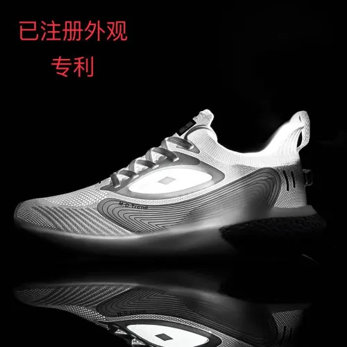 Wholesale Knited Men Lightweight Sneakers Breathable Mesh Running popcorn sole Shoes MX-6602B Size 39-46