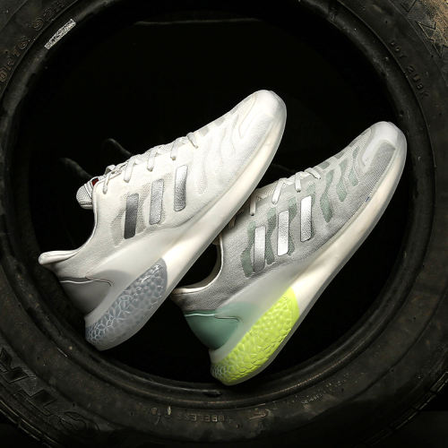 Hot Sale Wholesale High Quality fly weaving Men Lightweight Sneakers Breathable Mesh Running popcorn sole Shoes MX-01225