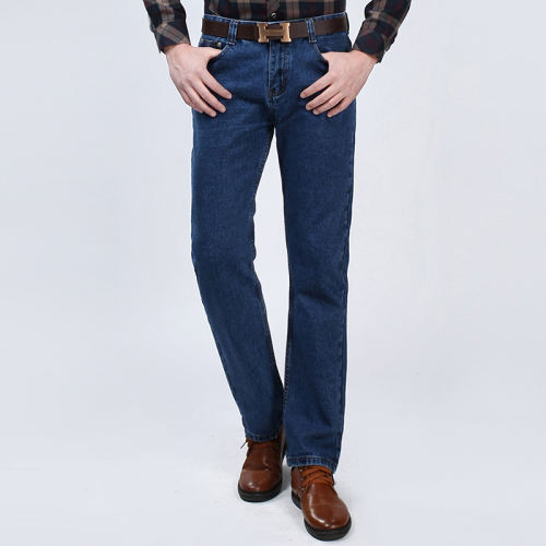 Blue Fashion Men Denim Pants Apple Jeans Casual Trousers PQYP881B