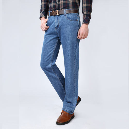 Light Blue Fashion Apple Jeans Men Denim Pants Casual Trousers PQYP882B