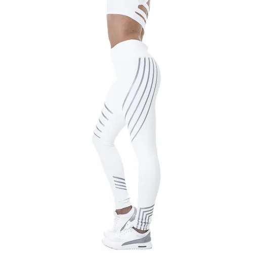 Fashion Reflective Leggings Rainbow Fluorescent Leggings PQ6072B