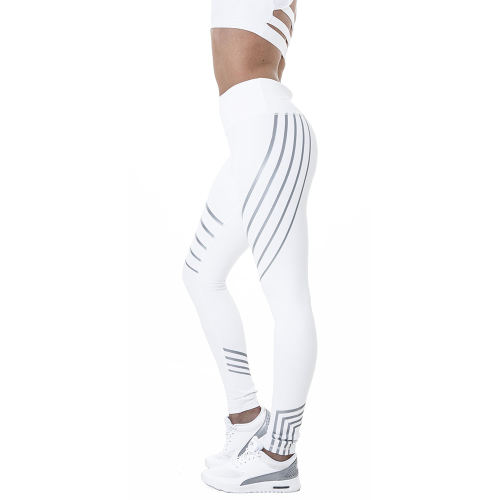 Fluorescent Rainbow Leggings Fashion Reflective Leggings PQ6072C