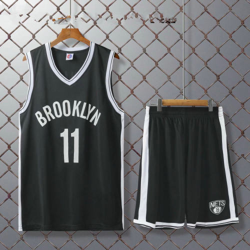 White Kyrie Irving Basketball Jersey For Adult Brooklyn Team Uniform Children PQKD007C