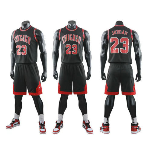 White Chicago Bulls Team Jersey For Children Jordan Basketball Outfits for Adult PQMJ023A