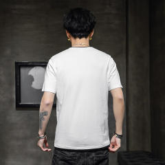 Blue Summer Fashion T-shirt For Men Trend Casual Cotton T Shirts RL8144B