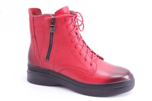 OEM-Women Leather Boots D2808E