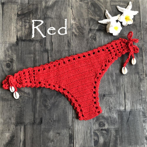 Crochet Thong For Women Micro Beach Panties Swimwear PQ3918