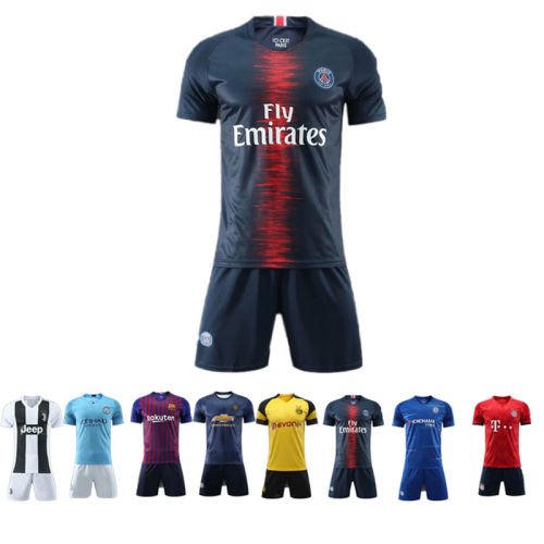 INT Adult European Club Soccer Jersey Shirts Football Clubs Clothes PQEU001