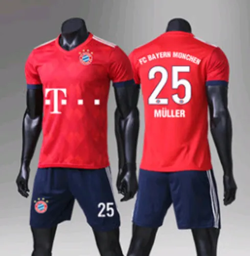 FCB European Club Soccer Jersey Adult Football Clubs Clothes PQEU001