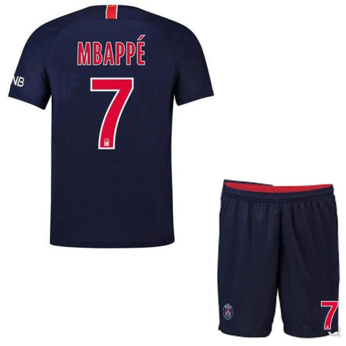 Kids Paris Saint-Germain F.C Soccer Tops PSG Football Jersey PQPS002