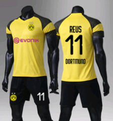Dortmund Adult European Club Soccer Jersey Football Clubs Clothes PQEU001