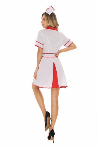 Sexy Cardiac Arrest Nurse Costumes Halloween Cosplay Uniform PQ21277