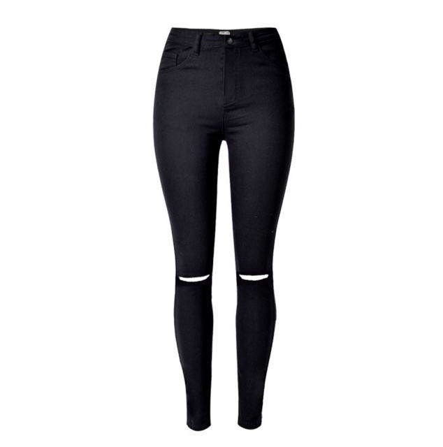 Black Sexy High Waist Jeans Women Fashion Denim Trousers PQTSL017A
