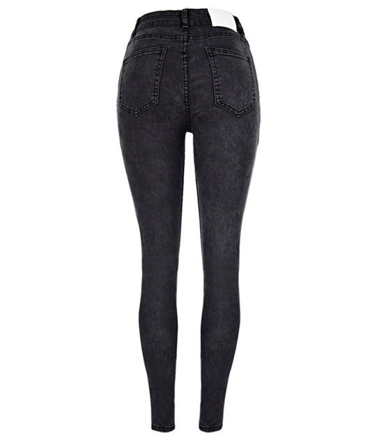 Black Fashion Denim Trousers Sexy High Waist Jeans For Women PQTOP323