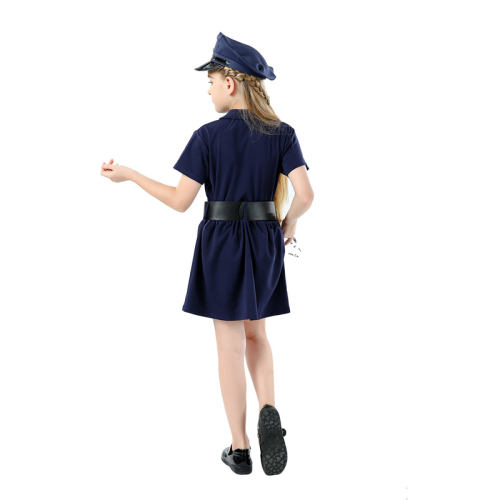 Girl Police Uniform Cosplay Cops Fancy Dress Nightclub Costume PQ21212