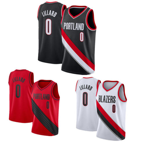Damian Lillard Kits Portland Basketball Jersey Trail Blazers Basketball Uniform PQDL001A