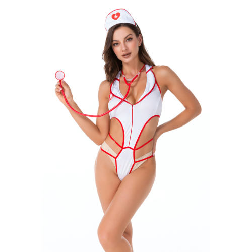 Sexy Nurse Lingerie Women Halloween Costumes Cosplay Uniform PQ4888
