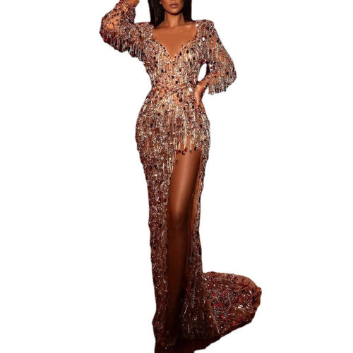 Women Sequin Evening Dresses Fashion Night Club Dress PQ81649