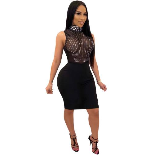Sexy Sequin Club Dresses Women Fashion Mini Party Dress PQ8878