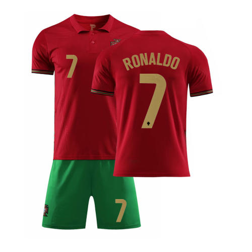 Cristiano Ronaldo Soccer Jersey Portuguese National Team Football Tops PQCR001A