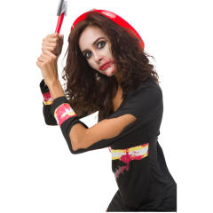 Halloween Adult Costume Female Fire Masquerade Performance Costume PQ80883