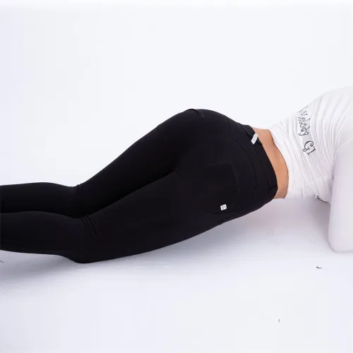 Original Factory Quality Red Mid Waist Bubble Butt Knit Pants PQANZ-MWDDK001B