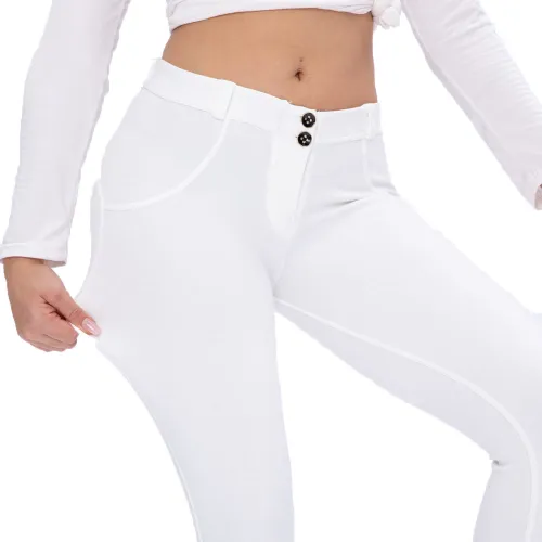 Original Factory Quality Grey Mid Waist Bubble Butt Knit Pants PQANZ-MWDDK001D