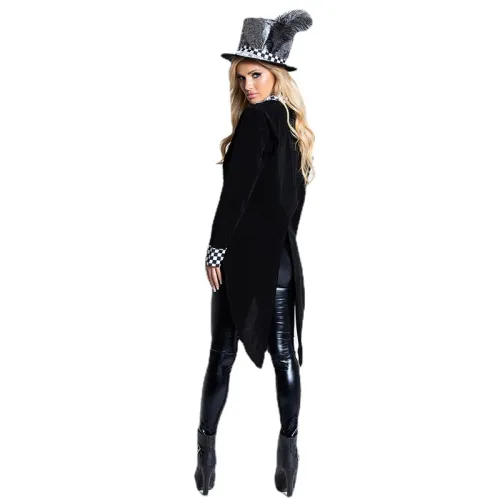 Mad Hatter Magician Uniform Alice in Wonderland Costume PQ00013