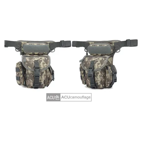 ACU Tactical Waist Packs Drop Leg Bag for Men Ourdoor Backpacks PQ1003A