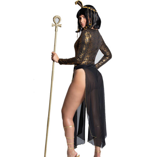 Sexy Halloween Costume Queen of Ancient Egypt Fancy Dress PQ972153