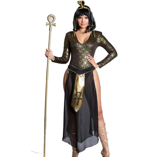 Sexy Halloween Costume Queen of Ancient Egypt Fancy Dress PQ972153