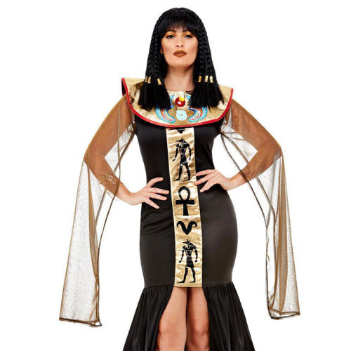 Queen of Ancient Egypt Fancy Dress Halloween Pharaoh Costume PQ1400A