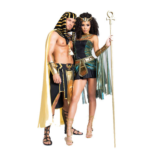 Halloween Pharaoh Costume Queen of Ancient Egypt Fancy Dress PQ2204