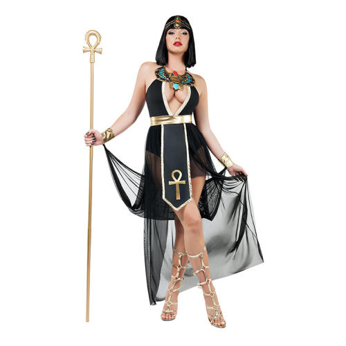 Ancient Egypt Queen Fanxy Dress Sexy Halloween Costume PQ1224