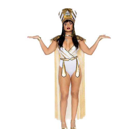 Sexy Halloween Costume Queen of Ancient Egypt Cosplay Uniform PQ1405