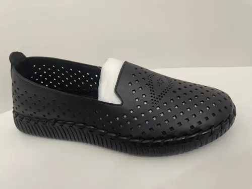 OEM-Women Hollow Out Leather Shoes DA2203