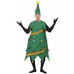 Men Christmas Tree Costume Santa Uniform Male Xmas Night Clubwear PQ8281758A
